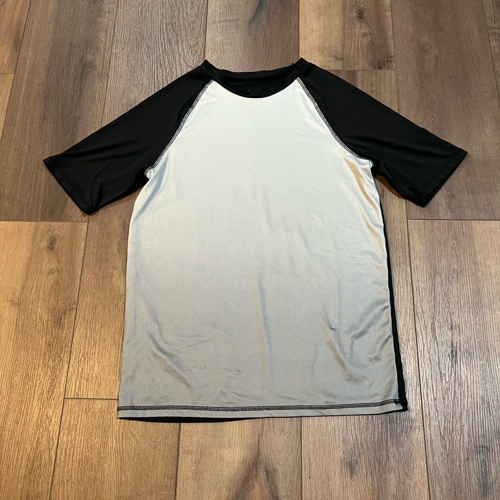MAD Engine Black and Gray Raglan Tee